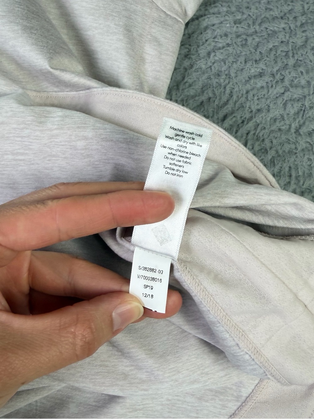 Athleta Uptempo Hoodie Sweatshirt Womens Large Light Pink Long Sleeve Pullover - Picture 6 of 9